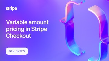 Variable amount pricing in Stripe Checkout