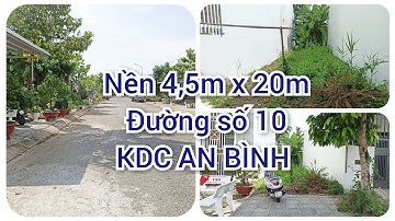 (đã Bán) đất nền tự xây dựng đường số 10 khu dân cư An Bình, phường An Bình, Rạch Giá, Kiên Giang