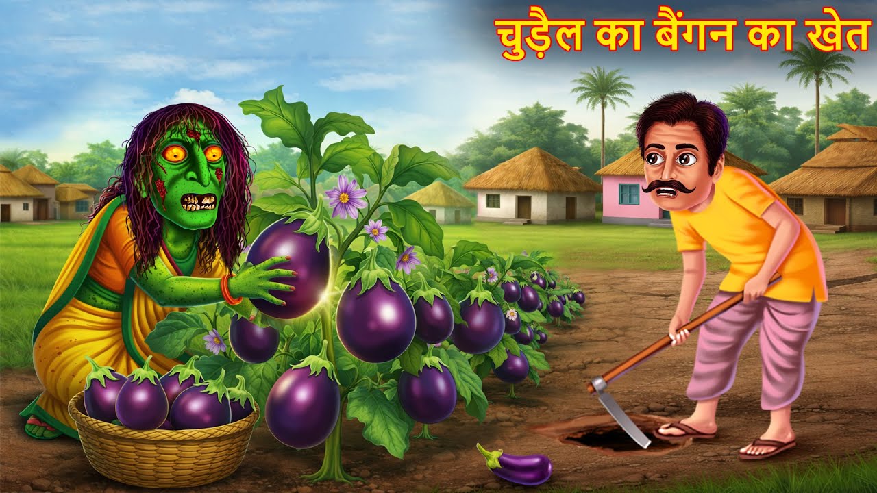 चुड़ैल का बैंगन का खेत | Witch Farm | Horror Stories in Hindi | Chudail Ki Kahaniya | Bhoot Kahaniya