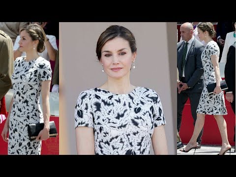 Vídeo: Vestido Da Rainha Letizia Carolina Herrera Repetido