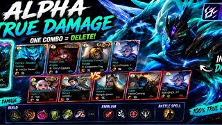 BEST ALPHA BUILD 2026 ⚔️ Full True Damage Setup | Mobile Legends Bang Bang