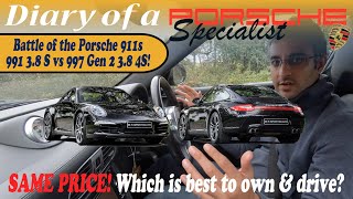 Porsche 911 Battle of the 991.1 and 997.2 - which is best? Episode 13 Diary of a Porsche Specialist