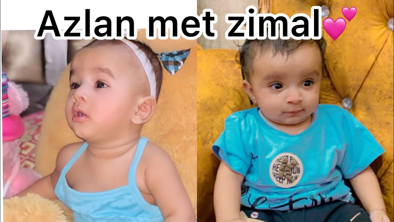Azlan ko dress gift mein mile🥹 ️||Zimal and azlan love cocomelon 🪽🥰 ...