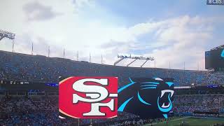 NFL on CBS intro 2022 - 49ers at Panthers