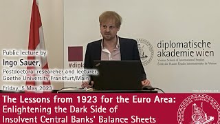 The Lessons from 1923 for the Euro Area