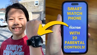 BEST 1st smart device for kids + tweens | TickTalk 4 smart watch phone full review + demo