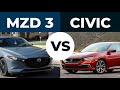 MAZDA 3 vs HONDA CIVIC [COMPARATIVA 2021]