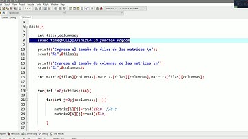SUMA DE MATRICES C++