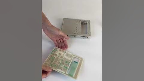 How to install the OP7 membrane keypad on HMI