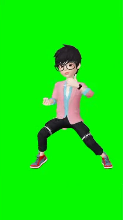 #short || Green screen dance video ||  new animation dance video || VFX Funny video