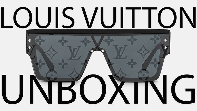 Louis Vuitton Men LV Waimea Sunglasses Black Monogram Logo Z1082E Shades  Glasses