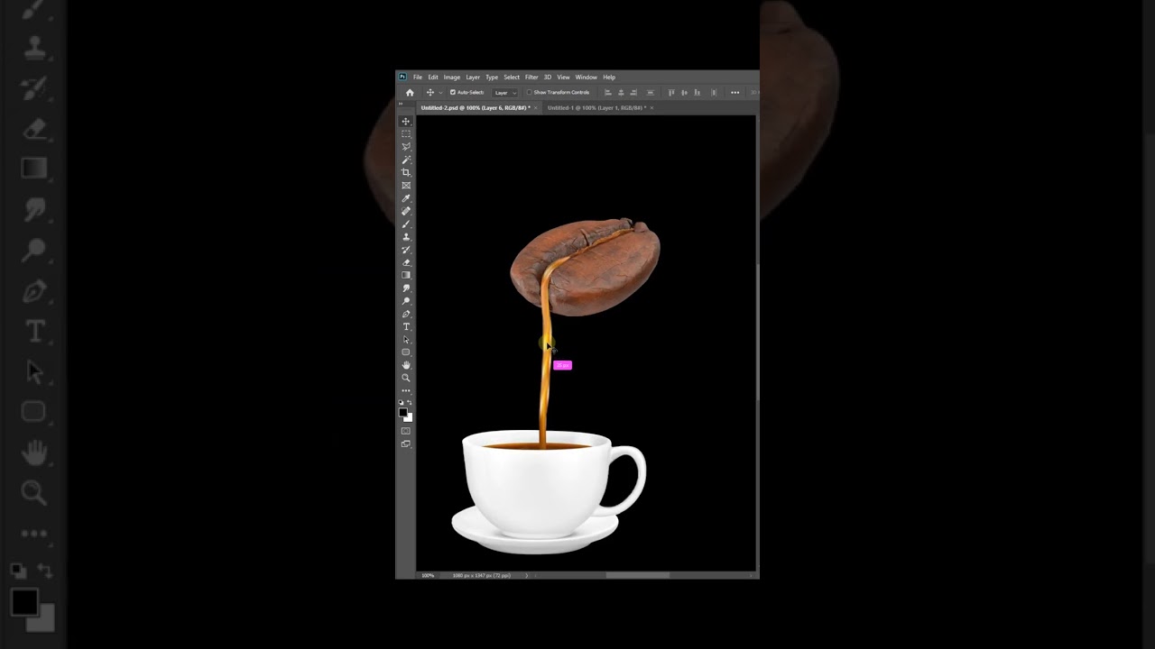 Coffee Bean Manipulation Design in Photoshop - Part 1