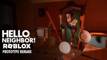 Hello, Neighbor! Prototype Remake | Roblox Announcement Trailer