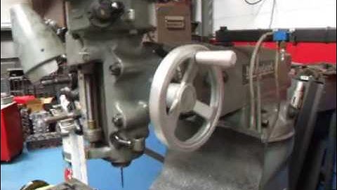 Bridgeport Quill Handle - New Type