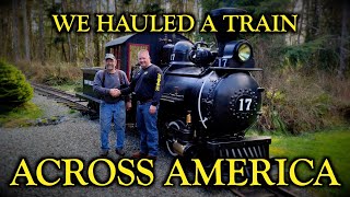 How we got the H.K. Porter #1715 steam locomotive home - A trip across America