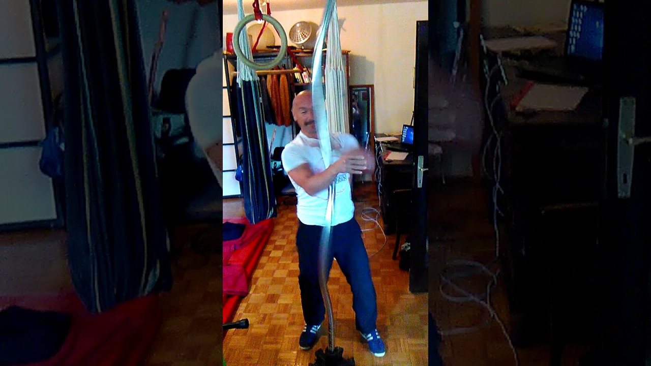 Chi Sao solo on spiral pole upload image