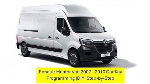 Renault Master Van 2007 - 2010 Car Key Programming |DIY| Step-by-Step