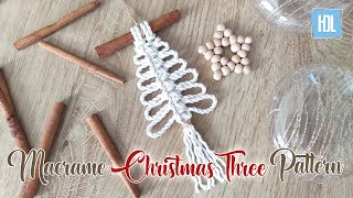 Easy Macrame Christmas Three Pattern