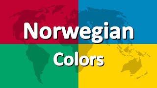 Learn Norwegian part 3 | Colors