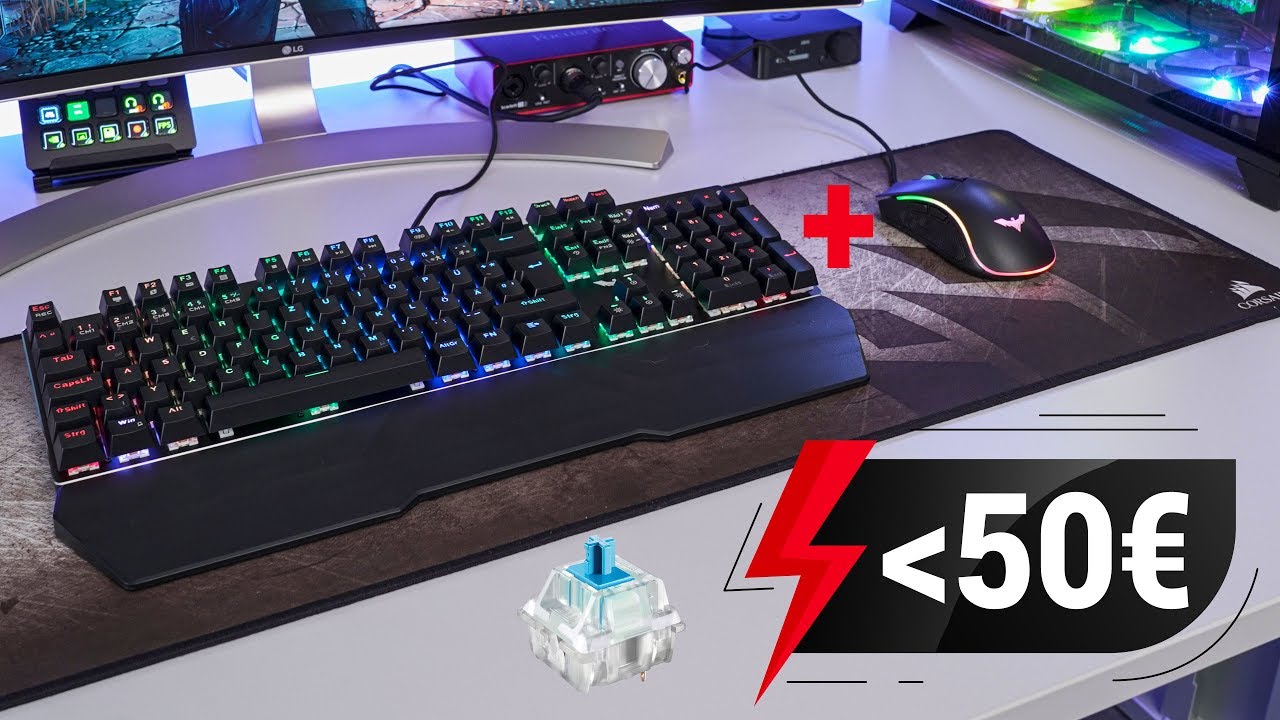 Update New Mechanische RGB Tastatur + Maus für 48€?! (GAMING SET REVIEW)