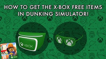 2 NEW FREE XBOX ITEMS Xbox Shutter Shades, Xbox Belt Bag (Roblox Dunking Simulator) [HOW TO GET]