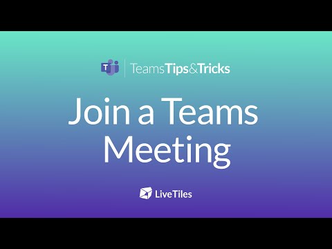 How To Join a Meeting in Various Ways in Microsoft Team