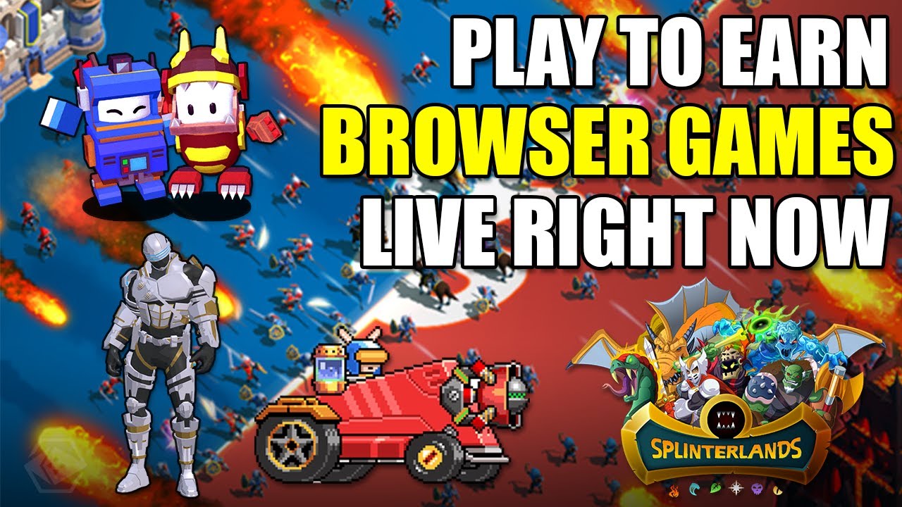 5 Play To Earn Browser Games - Earn $$$