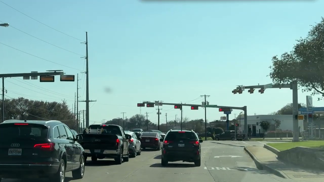 Driving around Garland TX