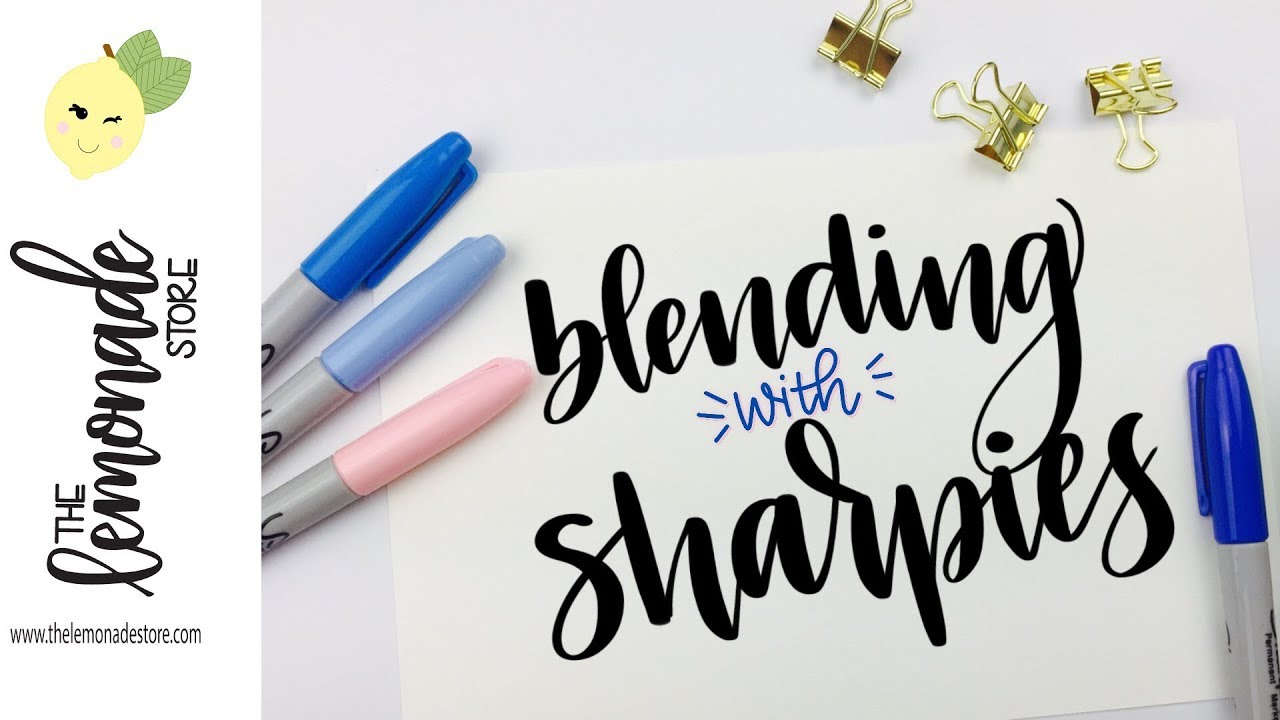 How To Blend With Sharpie Markers YouTube