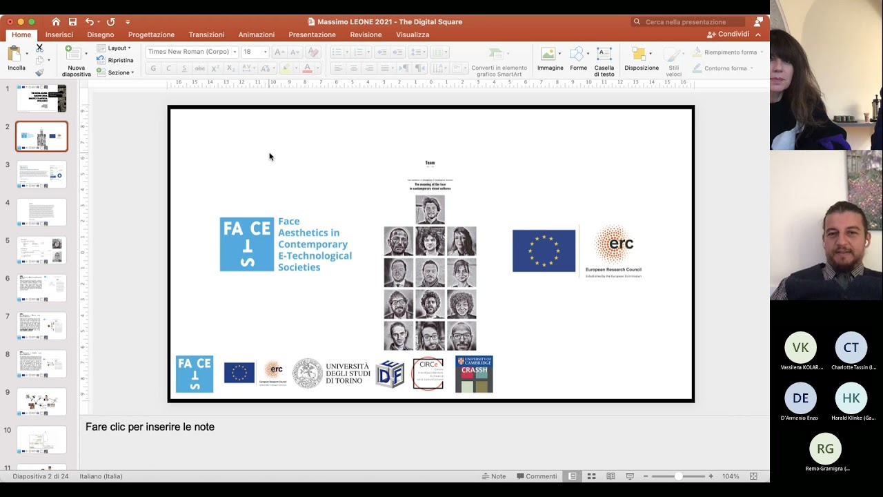 [CESERH] IMACTIS Research Seminar. Images Today org. by DONDERO & D’ARMENIO (21/9/21) - Seance 3