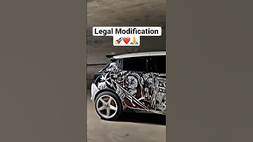 Legal Modification 🚀❤️🙏 #shortfeed #shorts #youtubeshorts #swift #suzuki  #modified