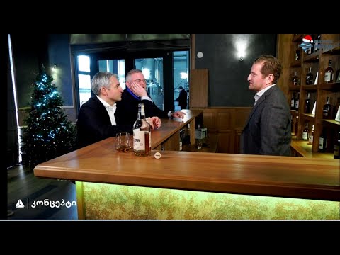 გოგა თხელიძე და გიორგი ისაკაძე ქართული ვისკის JIMSHER საწარმოში - პირველი ქართული ვისკის პერსპექტივა