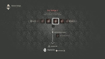 Code Vein - Restoring Artemis Vestige & Survivor Vestige