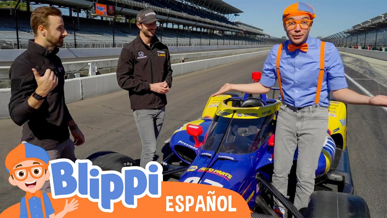 Blippi en el Indianapolis Motor Speedway | Aprende con Blippi | Videos educativos para niños