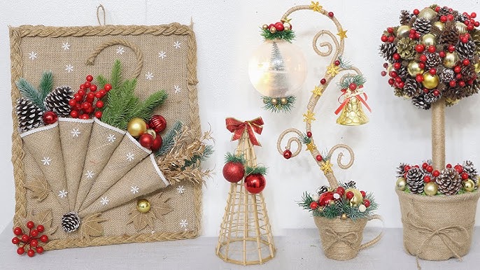 Unique collection Jute Christmas Decoration Craft Ideas ????Super ...