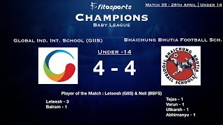 FitoSports CBL : BBFS Vs GIIS (Under 10) Highlights | Match 35