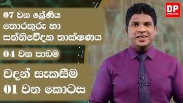 04 වන පාඩම | වදන් සැකසීම  -  01 වන කොටස | 07 වන ශ්‍රේණිය | ICT Grade 07 lesson 04