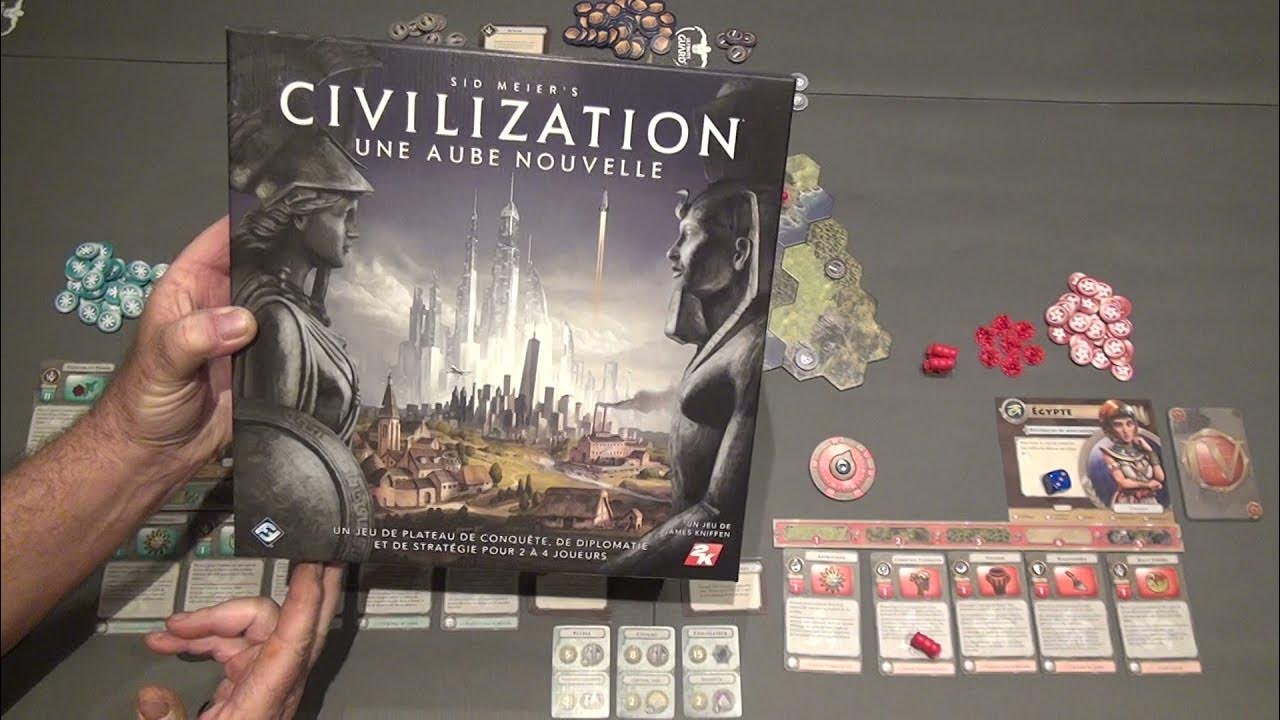 CIVILIZATION Une Aube Nouvelle partie avec règles commentées YouTube