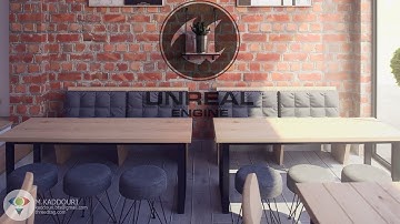 Restaurant & coffee place design: Archviz animation (EU4 60 fps)