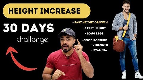 Height Increase Challenge 30 Days | 5ft To 6ft Challenge | Upto 3 cms