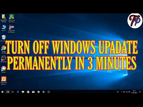 How To Turn Off Windows Upadate Permanently 10,8,7 | Windows Update Settings English.