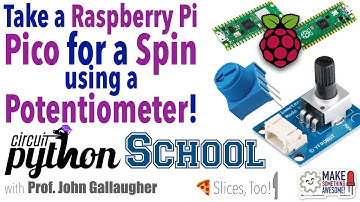 Use a Raspberry Pi Pico & Potentiometer to Turn on NeoPixel Lights (CircuitPython School)