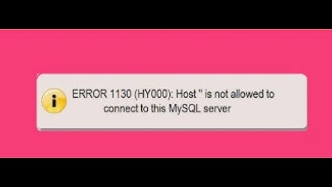 How To Install MySQL on Ubuntu 20.04 and  Host ” is not allowed to connect to this MySQL  ubuntu