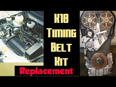 How to replace a Timing Belt In a Land Rover Freelander 1.8 K series engine.