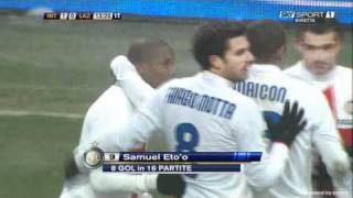 2009-2010 Inter vs Lazio 1-0 Eto'o