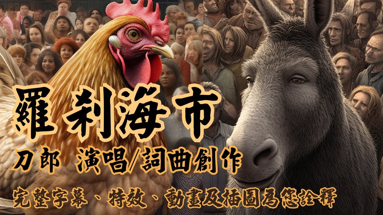 【羅剎海市】刀郎Dao Lang 新歌全球點播率最高，討論度最高，【羅剎海市】最新完整字幕，搭配全新動畫、插圖及背景詮釋-- AI共創導師 TONY楊老師