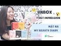 Unbox  first impression   mt n my beauty diary  mint cosmetics