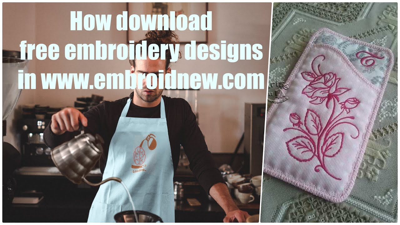 How download free embroidery designs in embroidnew com - YouTube