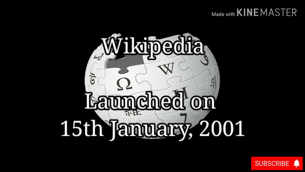 Wikipedia Launched On 15th January 2001 Online Encyclopedia
