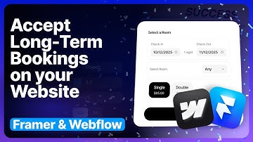 How to Add Long-Term Booking Component for Villa & Apartment Rentals | Framer, Webflow & Any Website